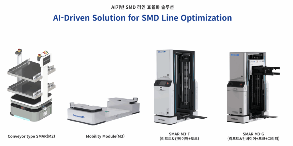 폴라리스쓰리디 SMAR 로봇 라인업