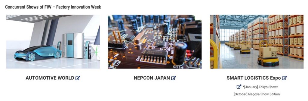 Concurrent Shows of FIW – Factory Innovation Week