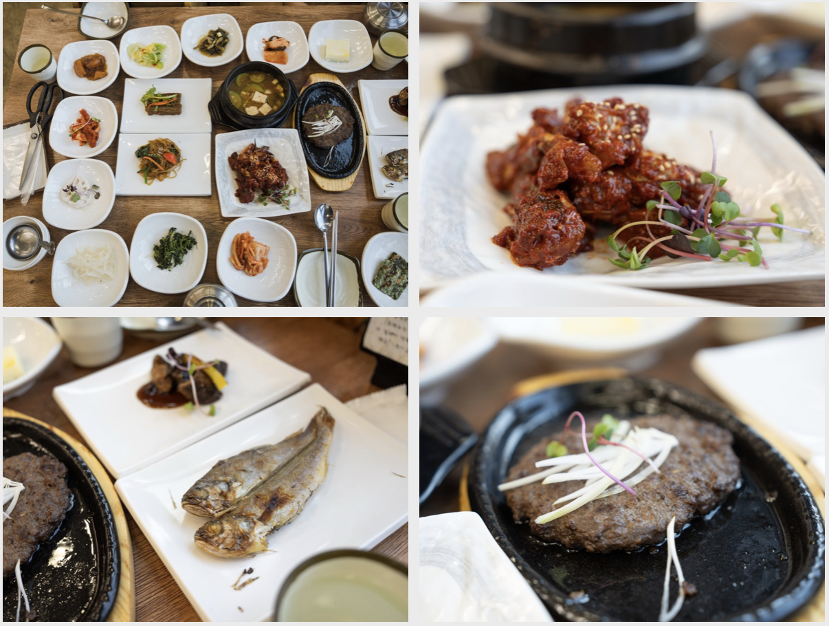 파주 시골 밥상 음식 사진